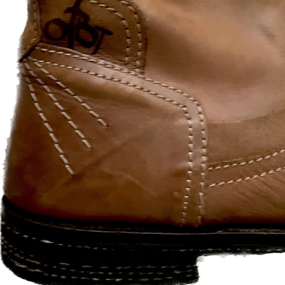 OTBT brown tall leather pull-on boots Women’s U.S. 7.5 EXCELLENT - Picture 5 of 7
